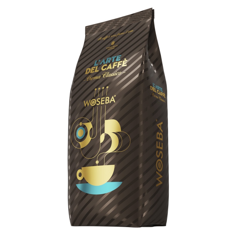 Kawa WOSEBA L’arte del caffe, Crema Classico, ziarnista, 1000g