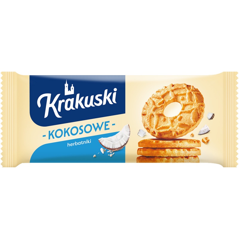 Ciastka KRAKUSKI, kokosowe, 163g