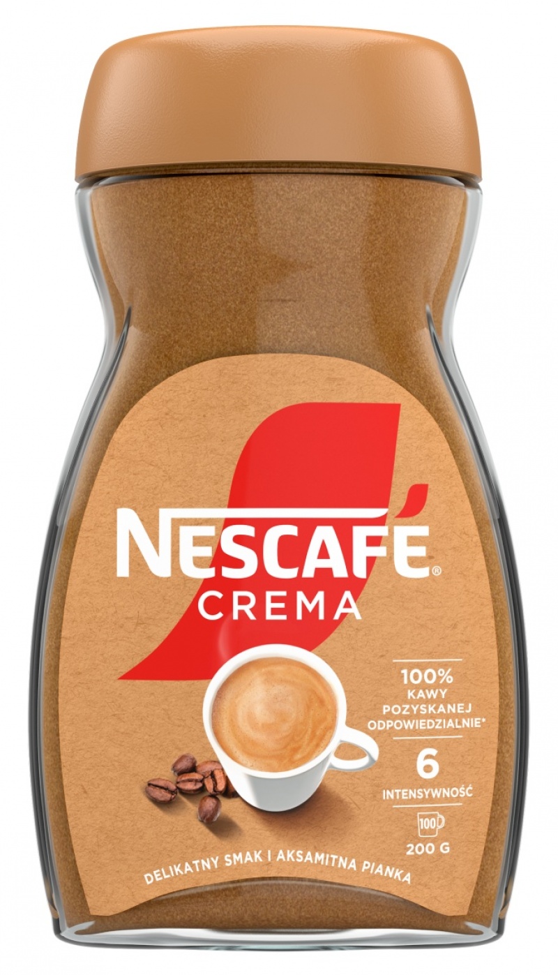 Kawa NESCAFE CREME SENSAZIONE, rozpuszczalna, 200g