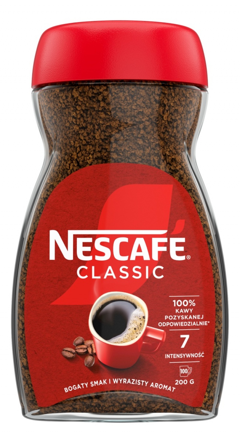 Kawa NESCAFE CLASSIC, rozpuszczalna, 200 g