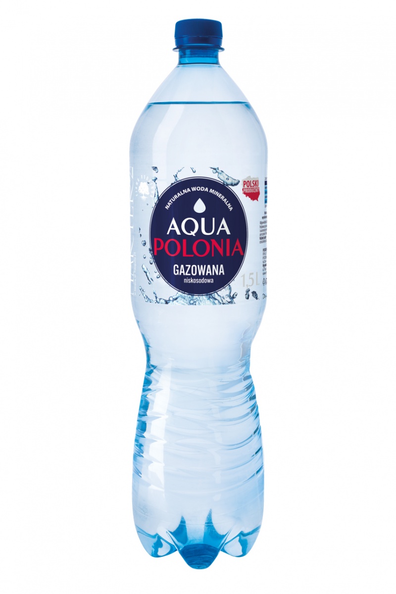 Woda mineralna Aqua Polonia, gazowana, 1,5l