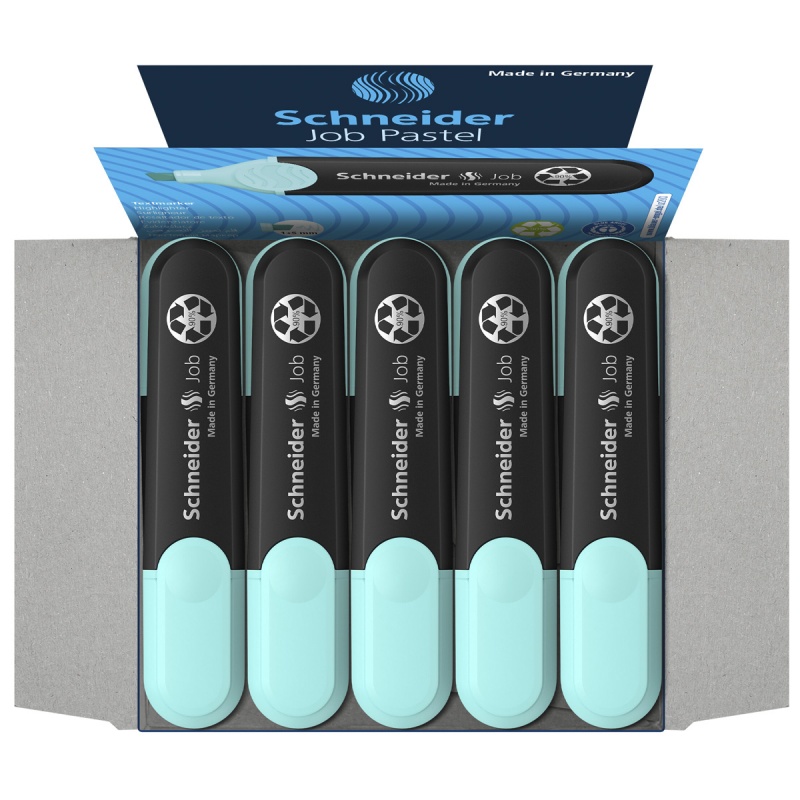 Zakreślacz SCHNEIDER Job Pastel, 1-5mm, turkusowy