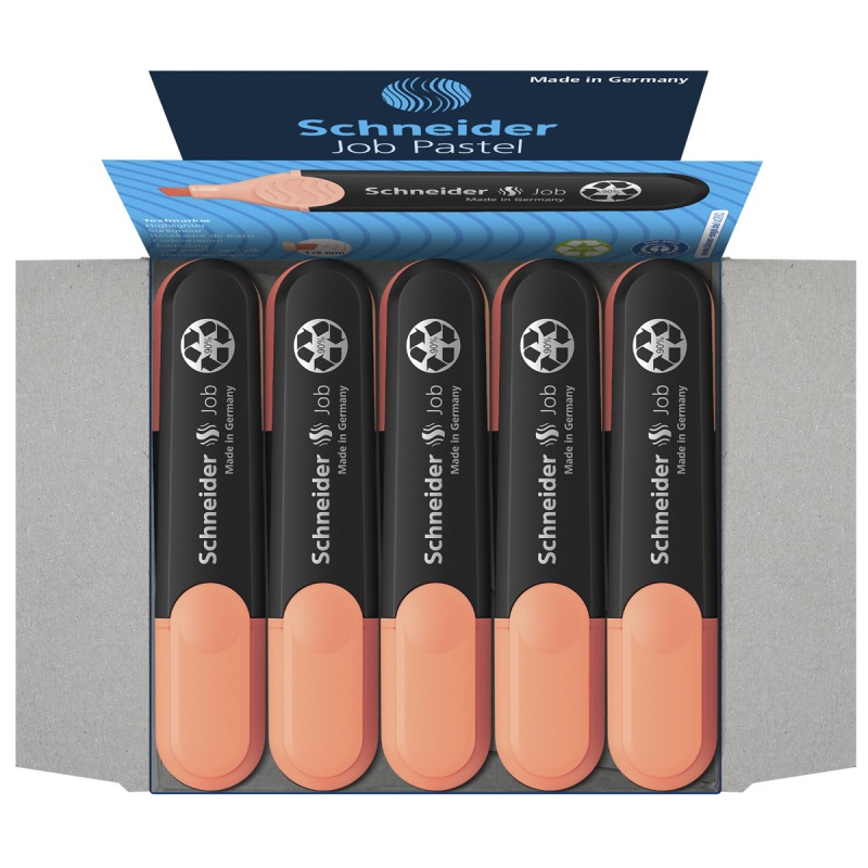 Zakreślacz SCHNEIDER Job Pastel, 1-5mm, brzoskwiniowy