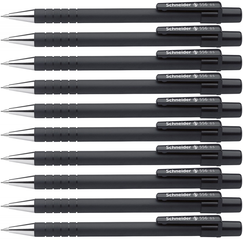 Ołówek automatyczny SCHNEIDER 556, 0,5mm, czarny
