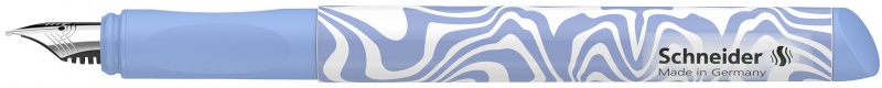 Pióro wieczne SCHNEIDER Voice Blue, M, waves, błękitno-biały
