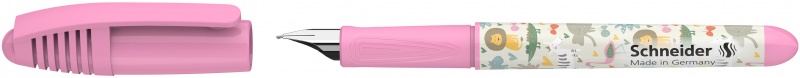 Pióro wieczne SCHNEIDER Zippi Funny Safari, M, różowe