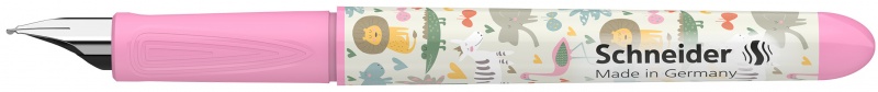Pióro wieczne SCHNEIDER Zippi Funny Safari, M, różowe
