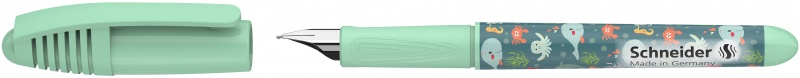 Pióro wieczne SCHNEIDER Zippi Happy Fish, M, jasnozielone