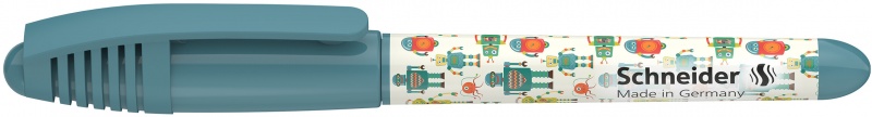 Pióro wieczne SCHNEIDER Zippi Cool Robots, M, niebieskie
