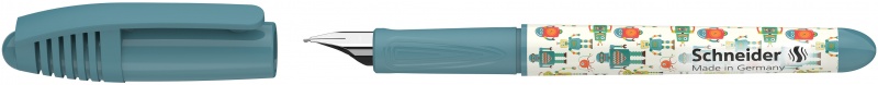 Pióro wieczne SCHNEIDER Zippi Cool Robots, M, niebieskie