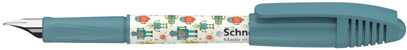 Pióro wieczne SCHNEIDER Zippi Cool Robots, M, niebieskie