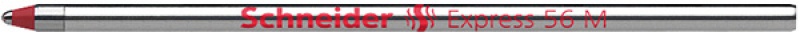 Wkład Express 56 M do długopisu SCHNEIDER, M, format D, czerwony