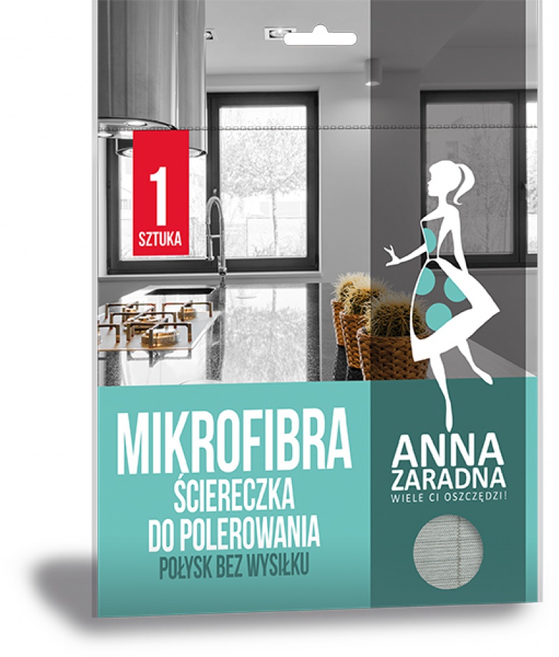 Mikrofibra ściereczka do polerowania ANNA ZARADNA, 1 szt.