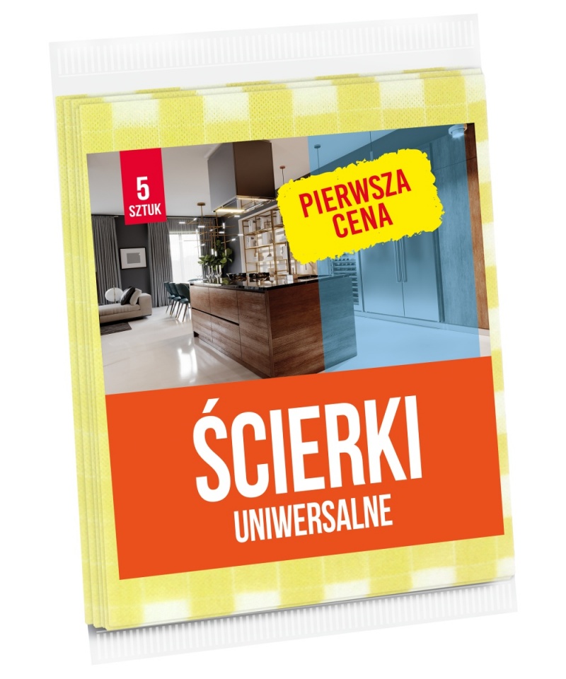 Ścierki uniwersalne FIXI, 5 szt., mix kolorów