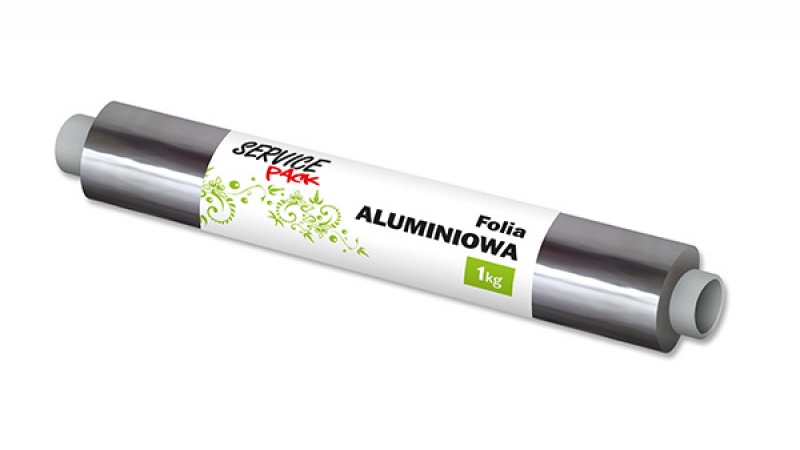 Folia aluminiowa STELLA, 14 mikr., 1 kg, srebrna