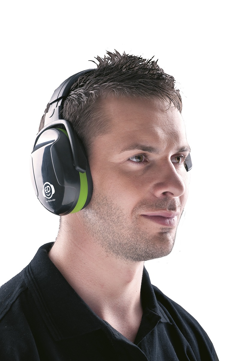 Nauszniki na głowę ED 1H, 26dB, zielone