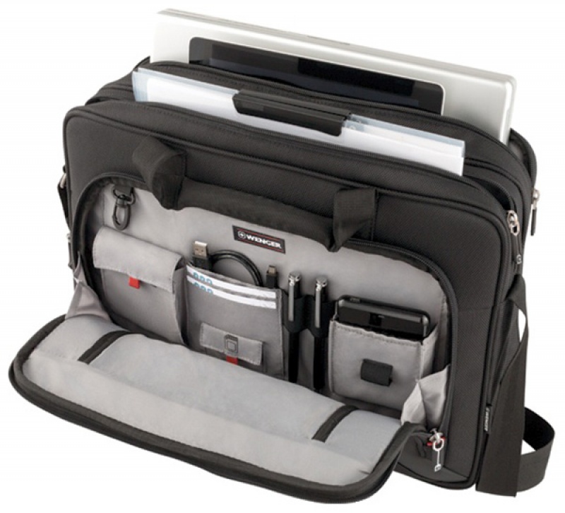 Torba na laptopa WENGER Prospectus, 16", 420x330x150mm, czarna