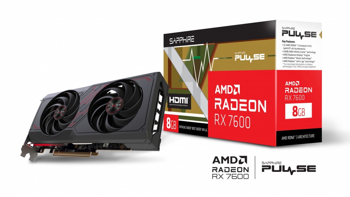 Karta graficzna Radeon RX 7600 Gaming OC 8G GDDR6 128bit 3DP/HDMI