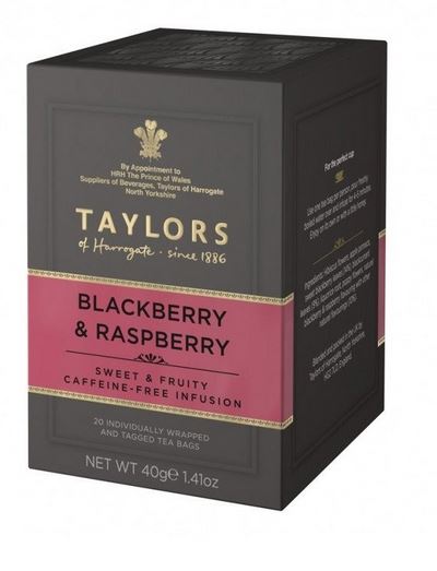 TAYLORS Herbata Ziołowo-Owocowa z naturalnym aromatem jeżyny i maliny 40 g