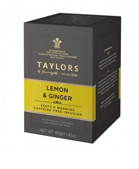 Herbata Owocowo-Ziołowa z imbirem i naturalnym aromatem cytryny i limetki 40 g