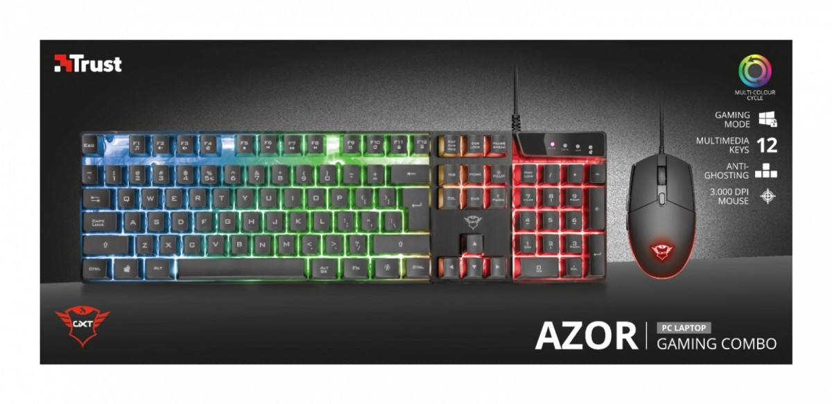 Klawiatura i mysz GXT 838 AZOR  Gaming Combo