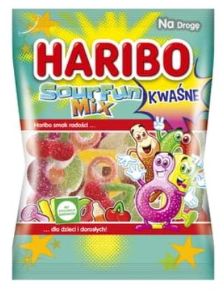 HARIBO SOURFUN MIX KWAŚNE 160G