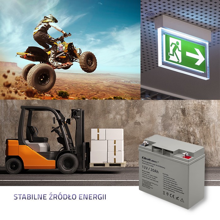 Akumulator AGM | 12V | 20Ah | max. 300A