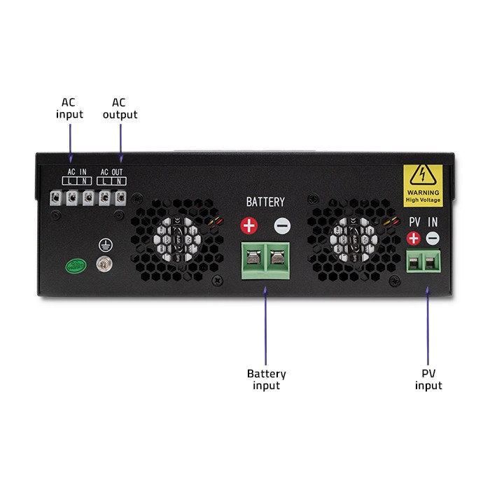 Hybrydowy inwerter solarny Off-Grid 2.4kW | 80A | MPPT | Sinus