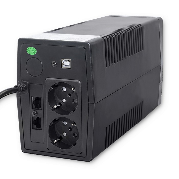 Zasilacz awaryjny UPS | Monolith | 650VA | 360W | LCD | USB |    RJ45