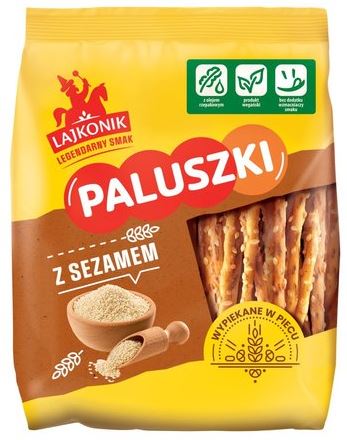 LAJKONIK Paluszki z sezamem 150 g