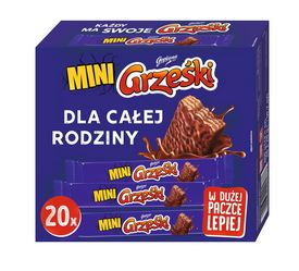 Grześki mini w czekoladzie 400g