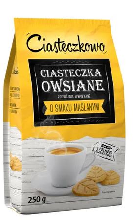 Ciasteczka owsiane Ciasteczkowo maślane 250g