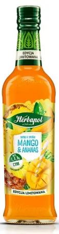 SYROP HERBAPOL Mango z ananasem suplement diety 420 ml