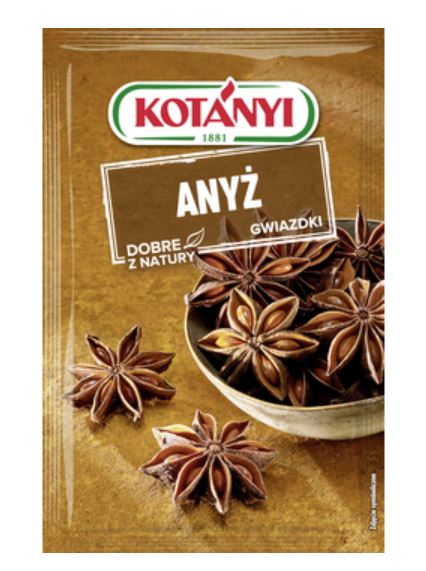 Anyż w gwiazdkach Kotanyi 8g
