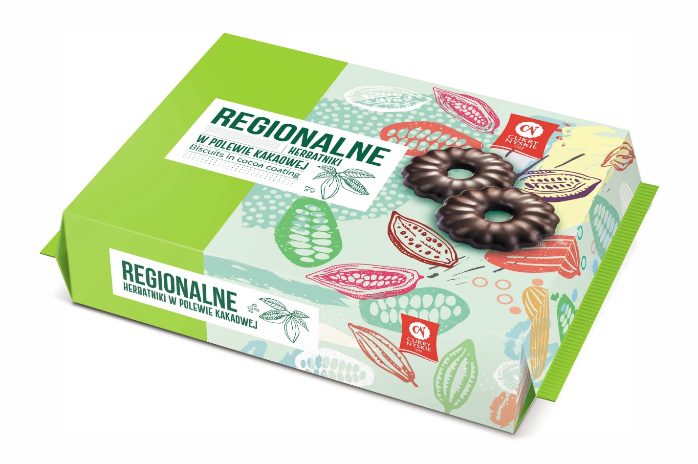 Herbatniki Regionalne w polewie kakaowej 800 g Cukry Nyskie