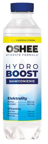 OSHEE HydroBoost Nawodnienie Soczysta Cytryna 555ml