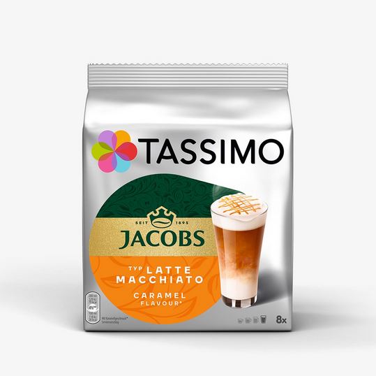 Kapsułki Tassimo Jacobs Latte Macchiato Caramel
