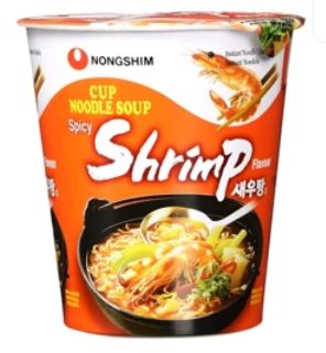 Zupa Ramen Shrimp Spicy krewetkowa pikantna w kubku 67g - Nongshim