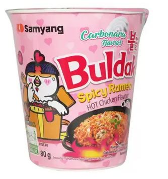 Samyang Ramen Hot Chicken Carbonara Cup 80g