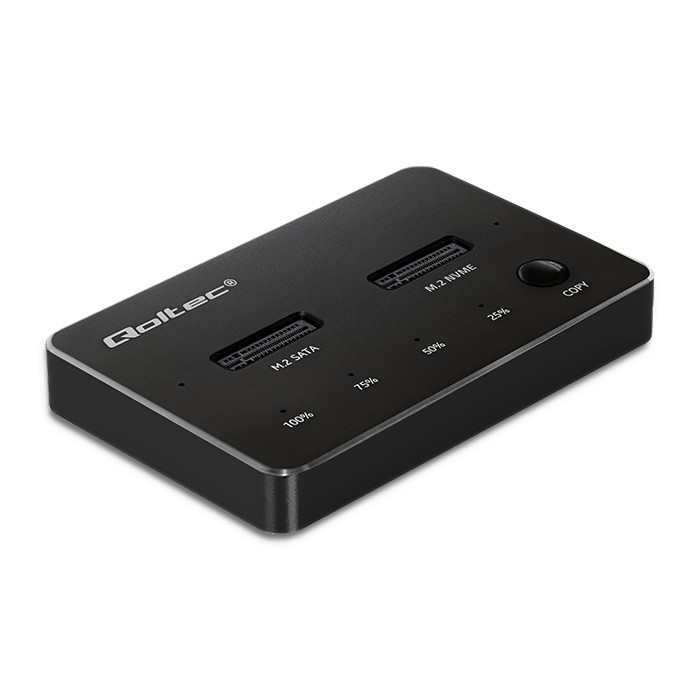 Stacja dokująca dysków SSD M.2 | NVMe | SATA | USB-C | DUAL 2 x  2TB