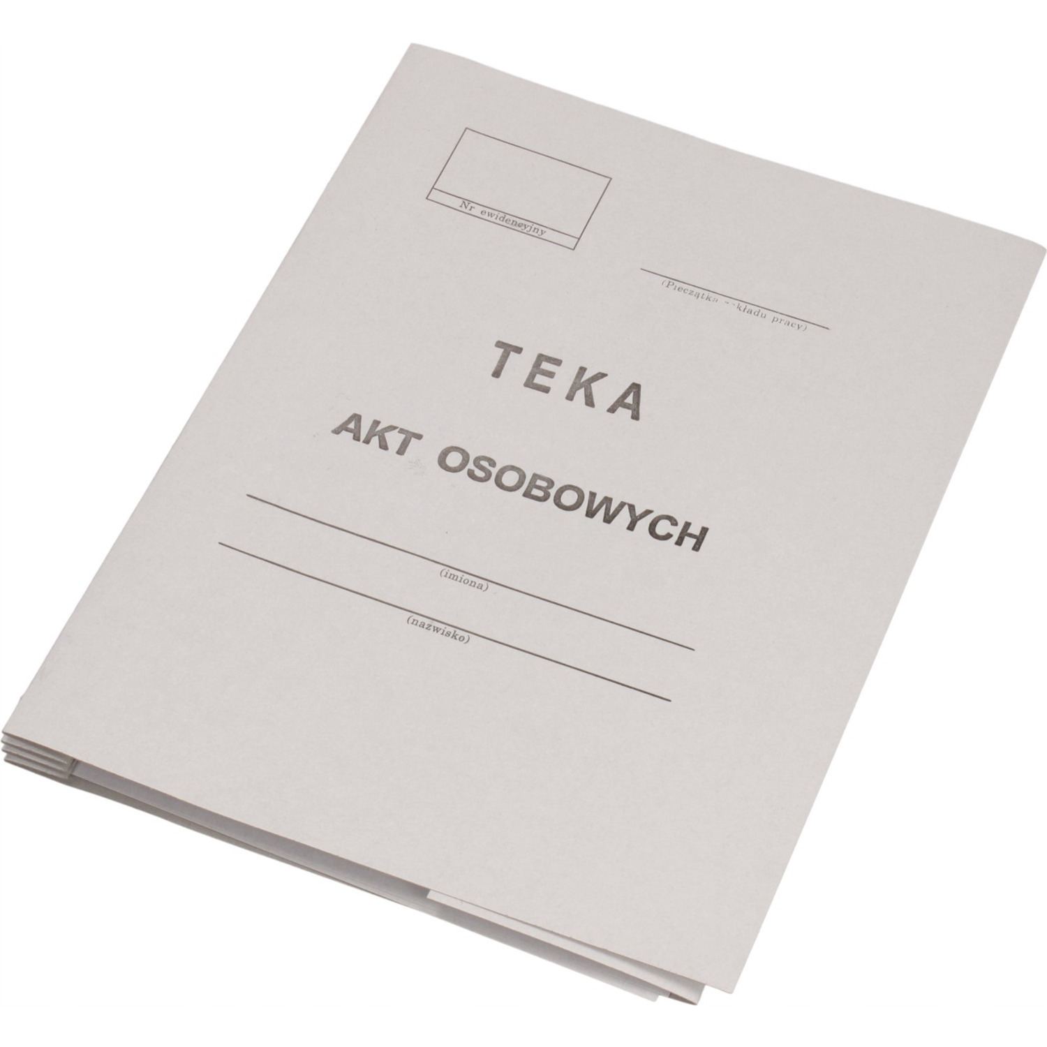 Teczka do akt osobowych A4 KIEL-TECH 350g