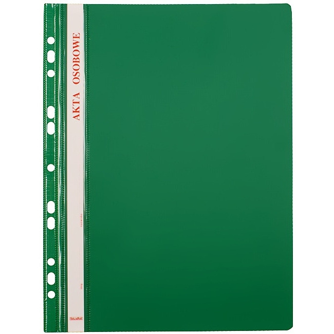 Skoroszyt akt osobowych zawieszany zielony ST-23 BIURFOL (10szt)