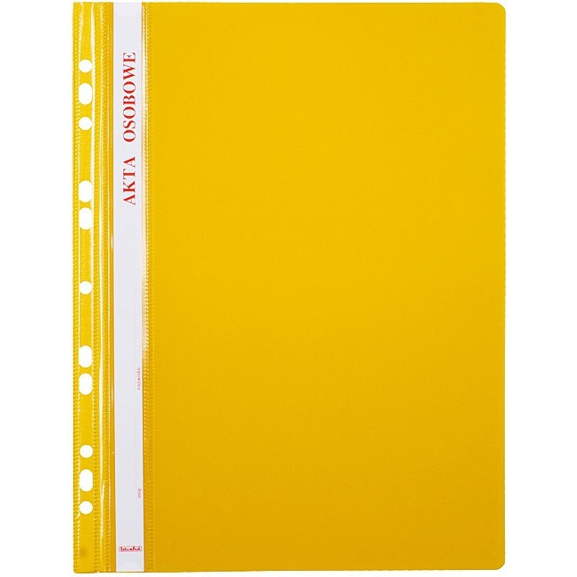 Skoroszyt akt osobowych zawieszany żółty ST-23 BIURFOL (10szt)