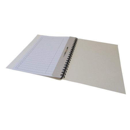 Teczka akt osobowych WARTA binda wew. czerwona niezadruk. 1824-339- 093