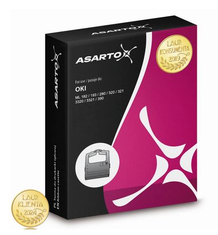 Taśma Asarto do Oki OKI320 | 9002303 | black