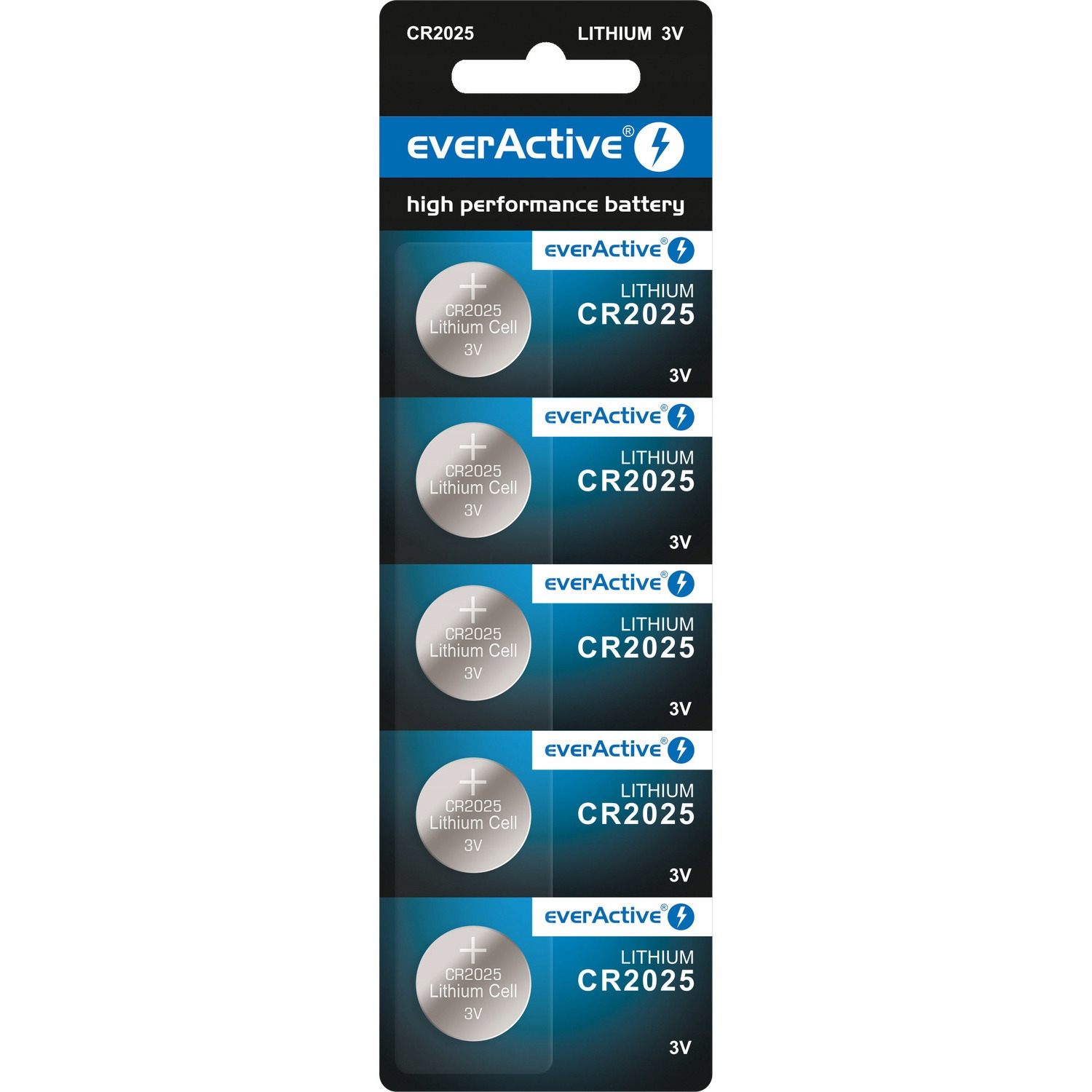 Bateria litowa EVERACTIVE CR2025 blister (5szt)