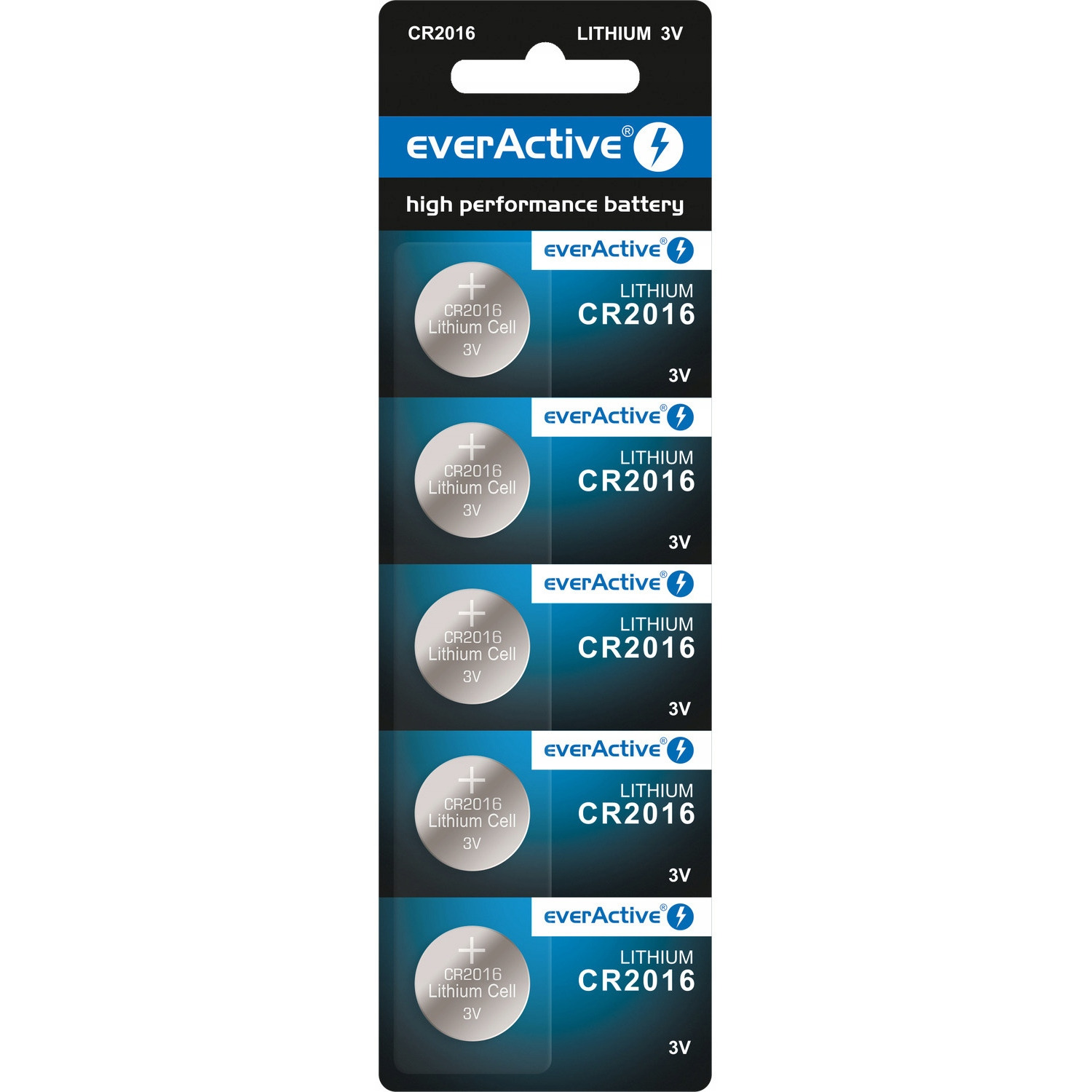 Bateria litowa EVERACTIVE CR2016 blister (5szt)