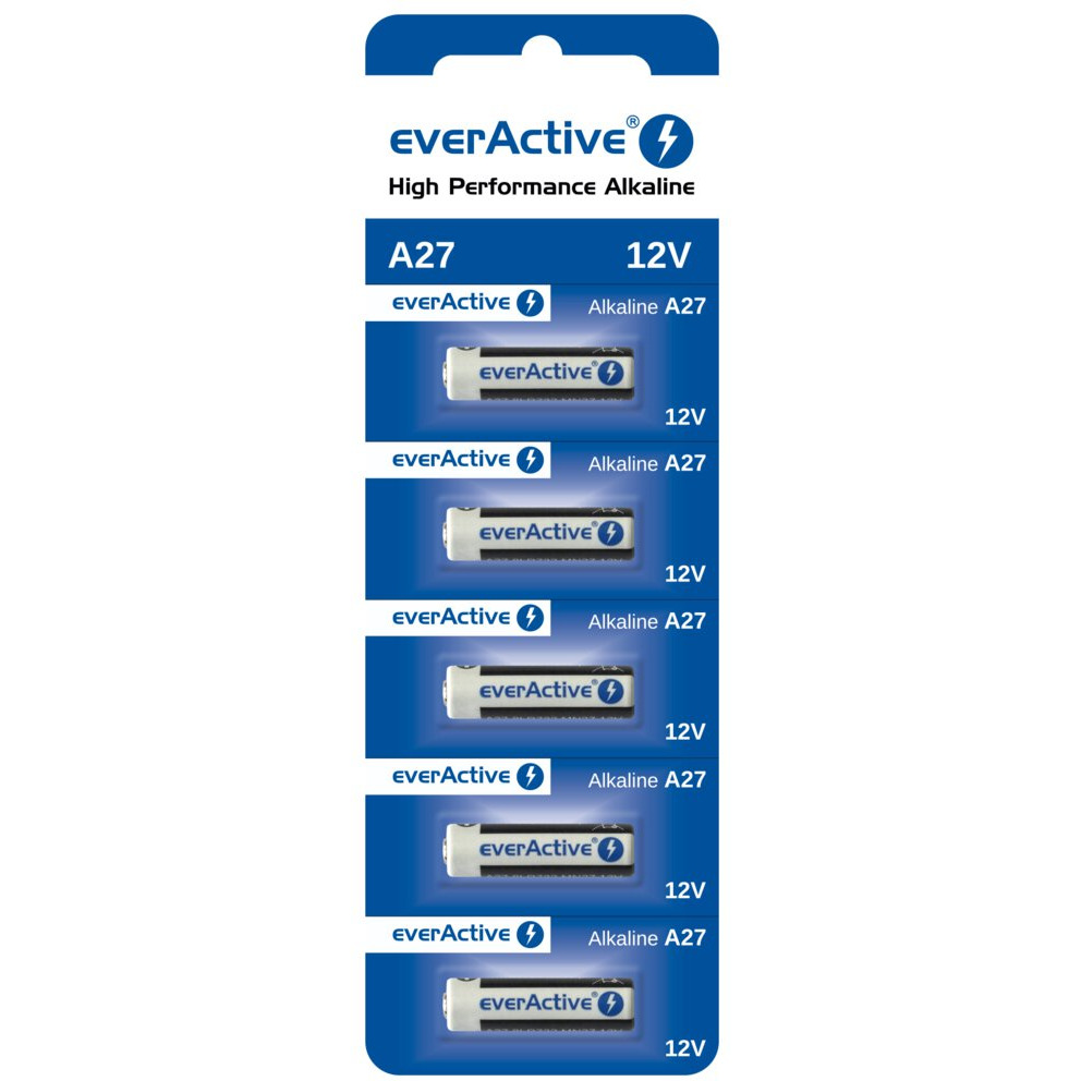 Bateria do pilota EVERACTIVE 12V 27A/MN27 blister (5szt)
