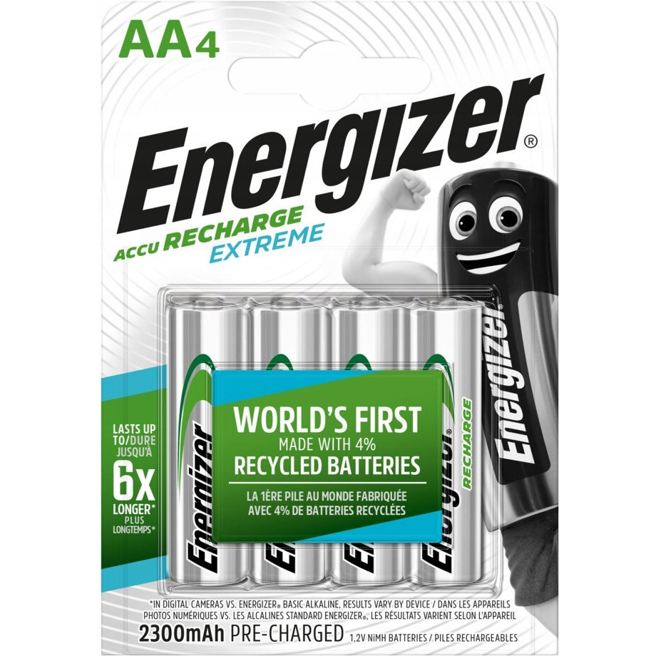 Baterie akumulatorki HR6 AA (4szt) 2300mAh ENERGIZER