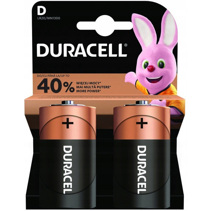 Bateria Basic D/LR20 K2 (2szt.) DURACELL 4520114